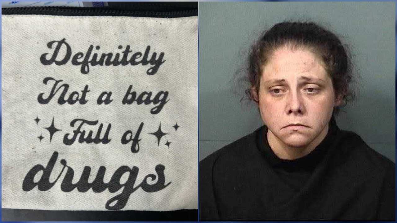 Florida Woman Arrested with Drugs in Bag Labeled 'Definitely Not A Bag Full Of Drugs'