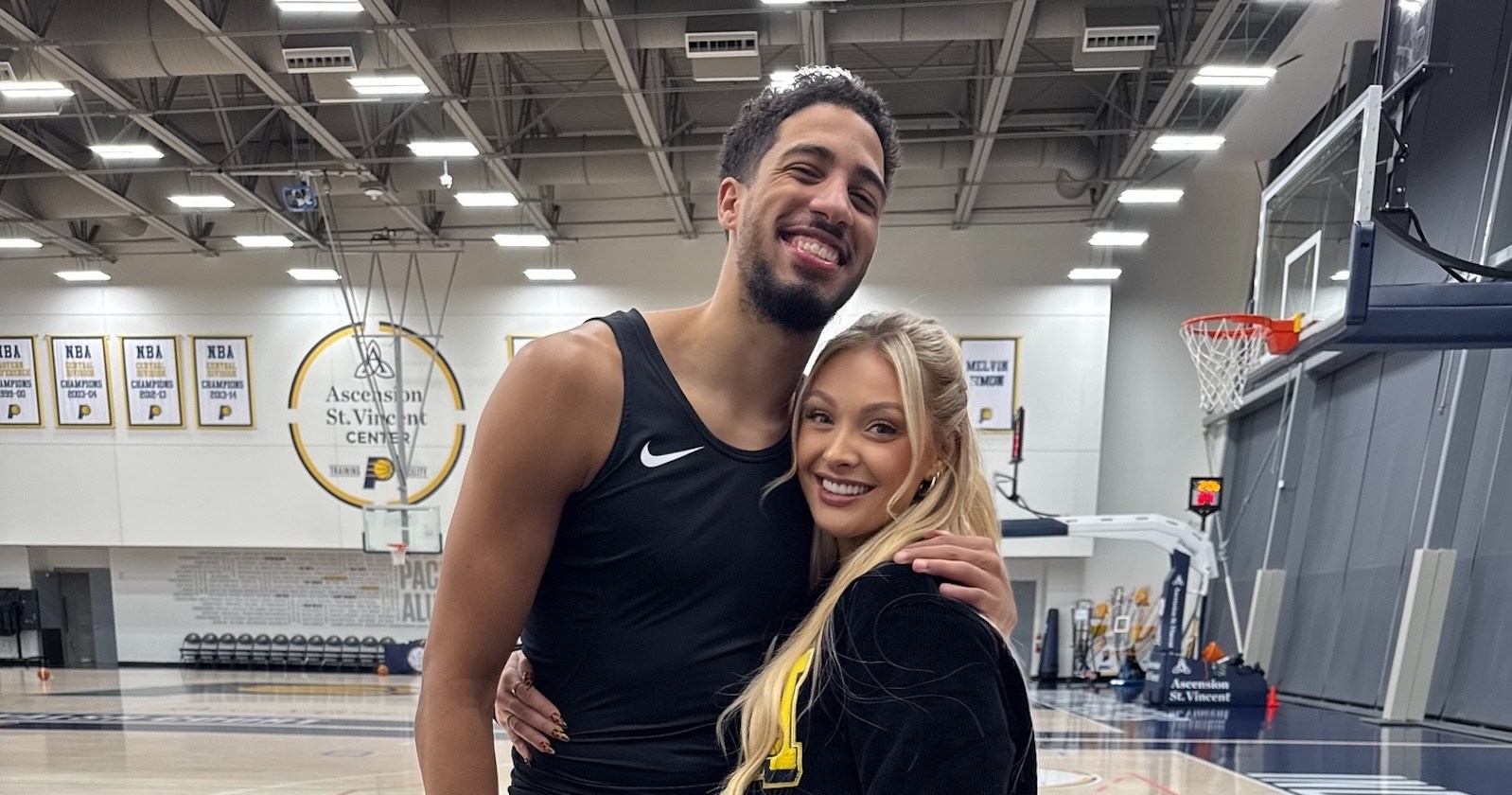 Tyrese Haliburton Celebrates Game 1 Victory with Girlfriend Jade Jones