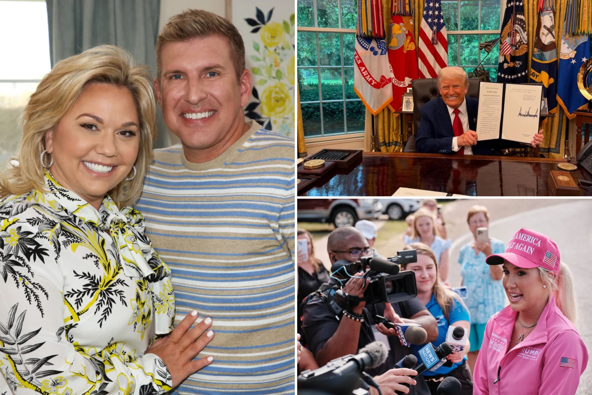 Todd and Julie Chrisley Released Following Presidential Pardon