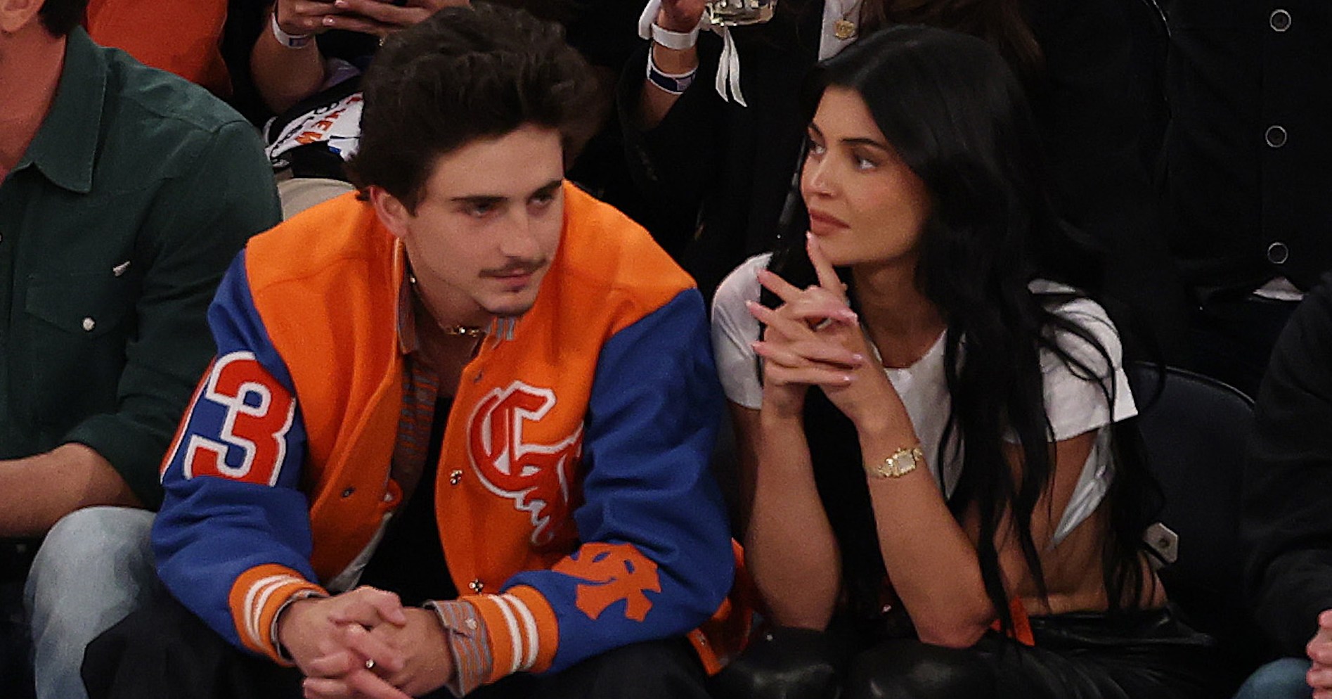 Kylie Jenner and Timothée Chalamet Spotted at Knicks Game