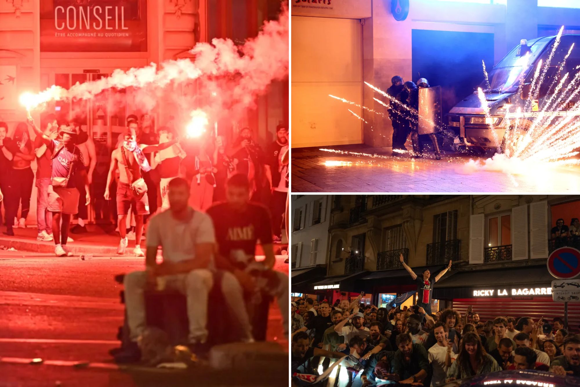 Paris Celebrates PSG's Champions League Victory Amidst Unrest