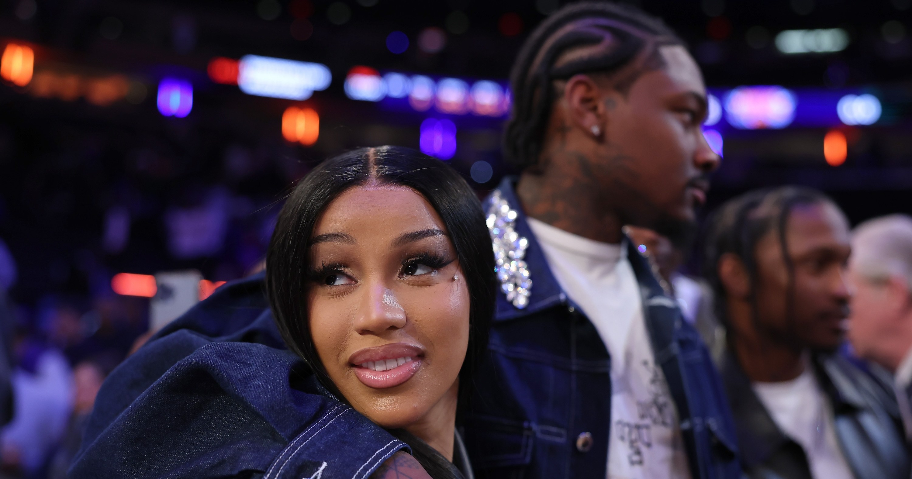 Cardi B and Stefon Diggs Share Affectionate Moments Aboard Yacht
