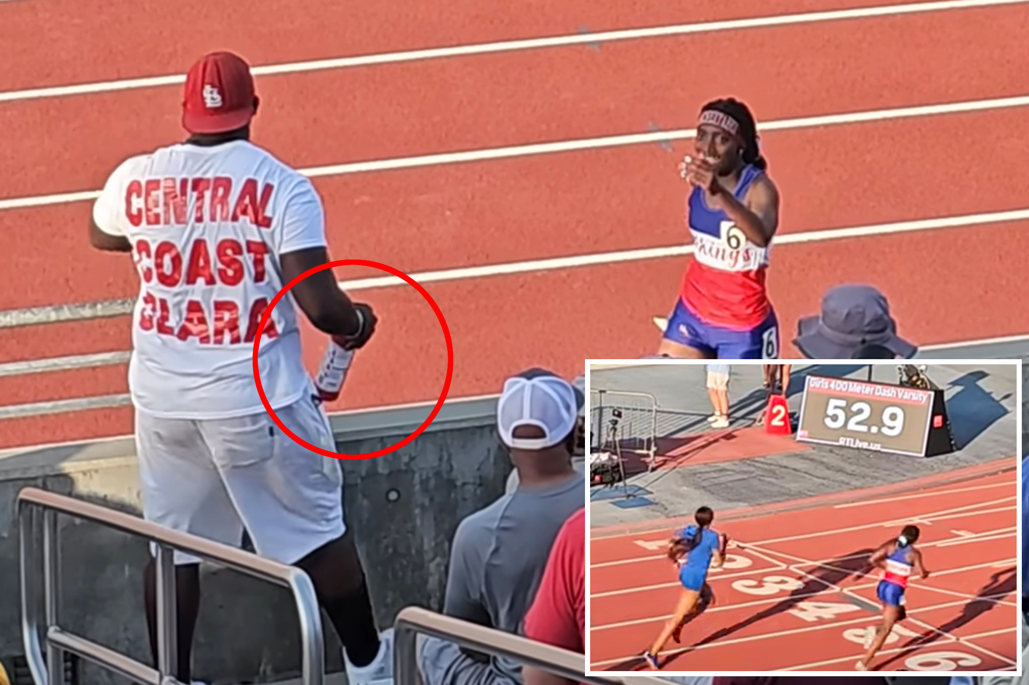 California High School Track Star Disqualified After Celebrating with Fire Extinguisher