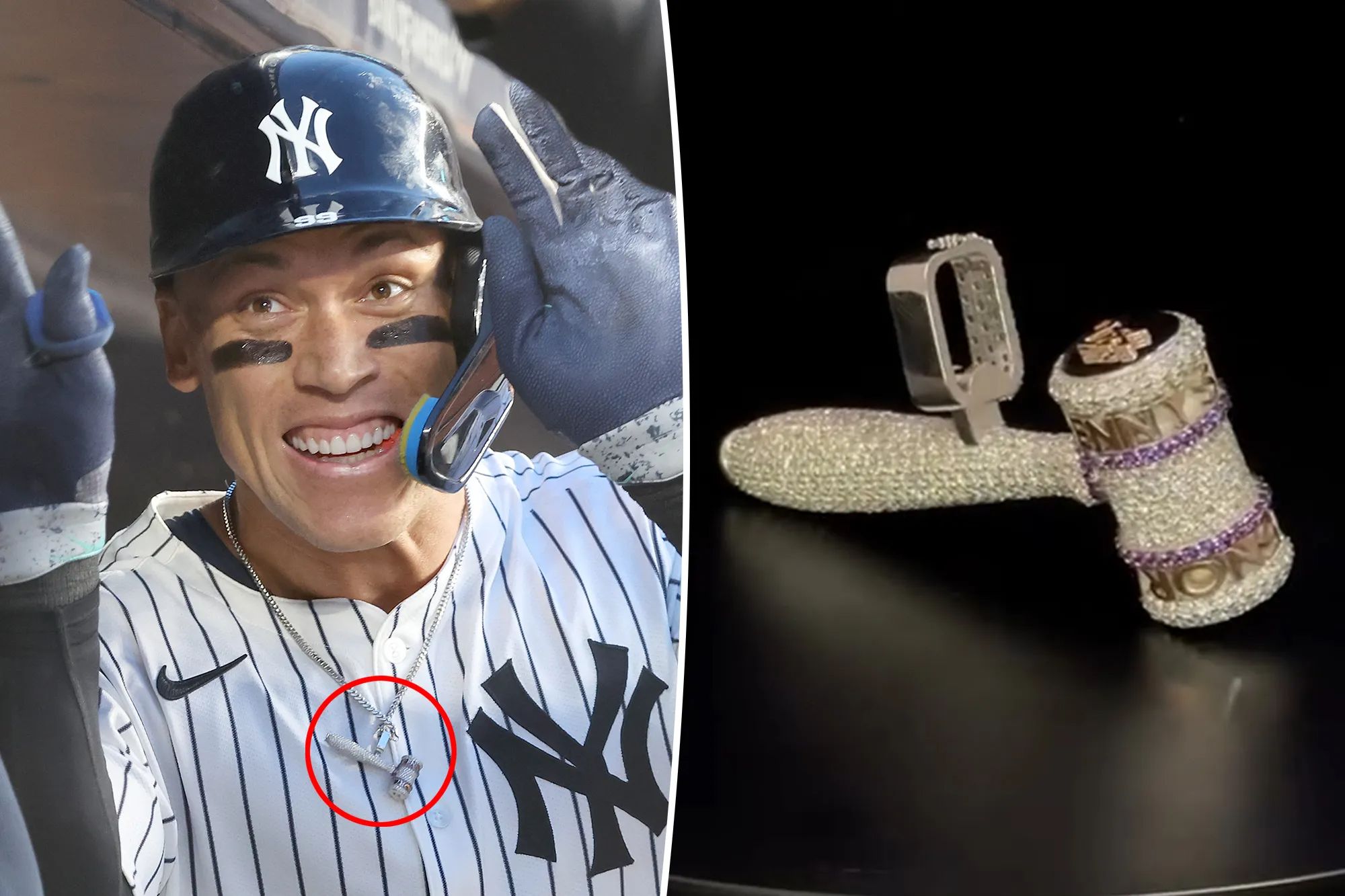 Aaron Judge's $20K Diamond Gavel Necklace: A Gift with Personal Touch