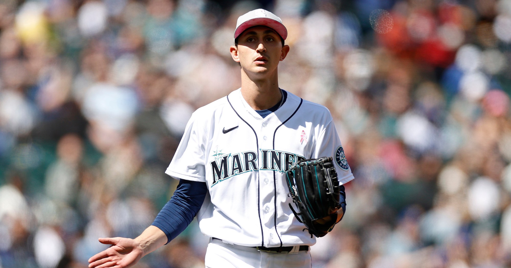 Seattle Mariners Pitcher George Kirby Survives 102 MPH Line Drive