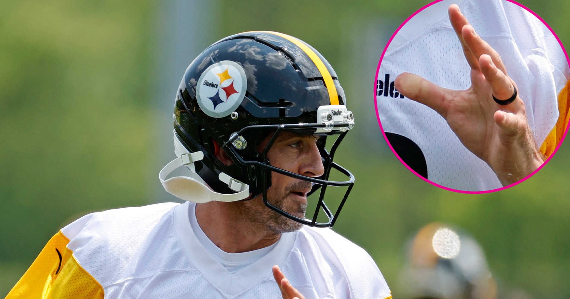 Aaron Rodgers Confirms Marriage at Steelers Minicamp