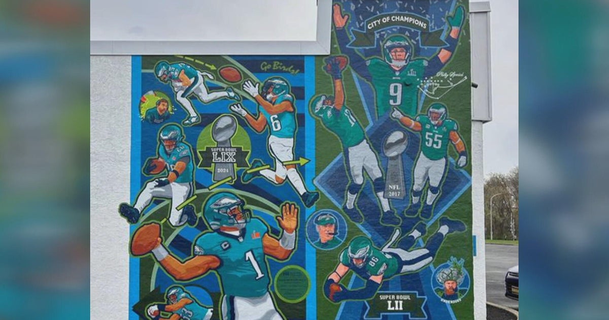 New Mural Celebrates Eagles' Super Bowl LIX Triumph