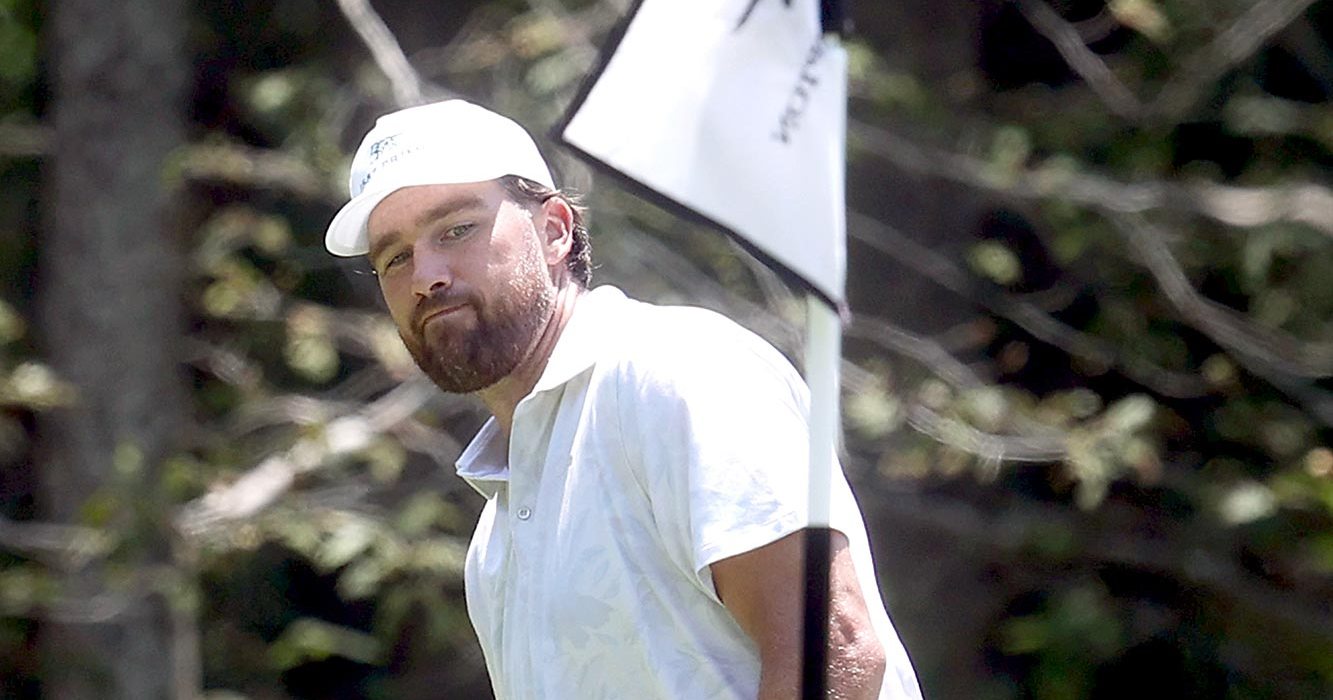 Travis Kelce Flies to the Hamptons for Golf Outing