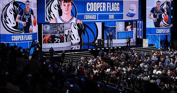 Mavericks Fans Celebrate as Cooper Flagg is Drafted First Overall