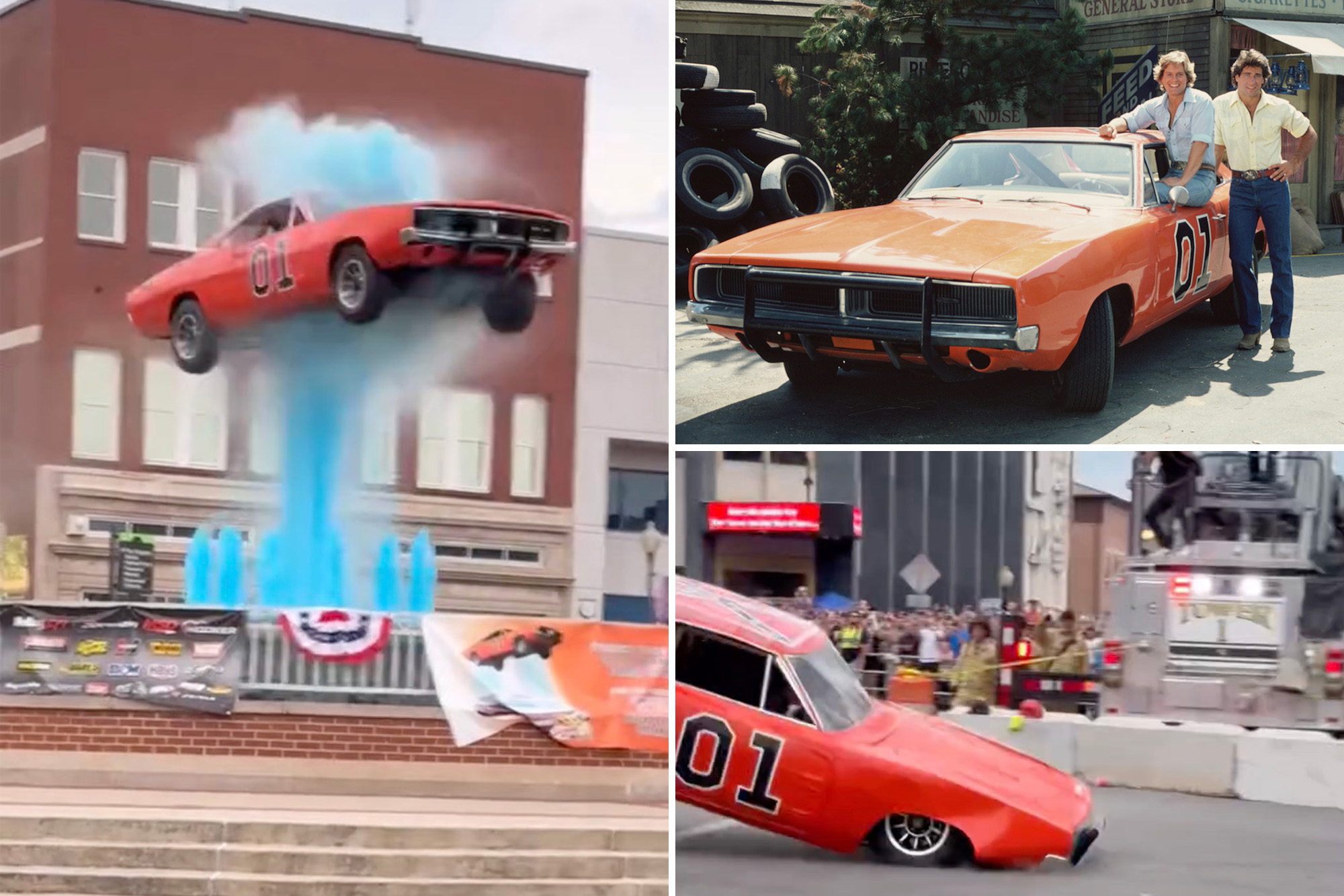 General Lee Replica Soars Over Kentucky Fountain in Daring Stunt