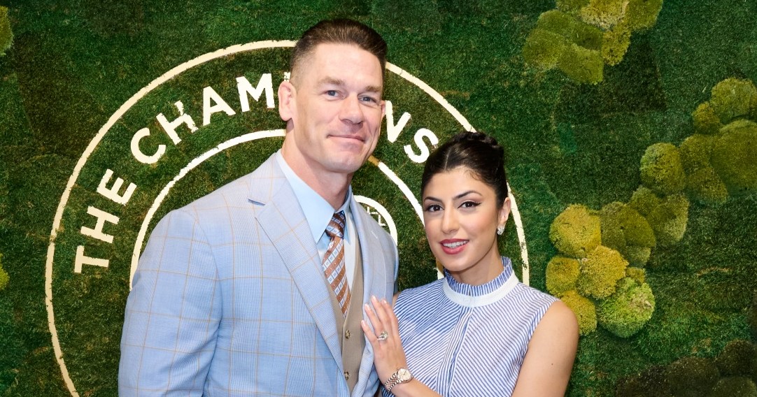 John Cena and Shay Shariatzadeh Share Affection at Wimbledon