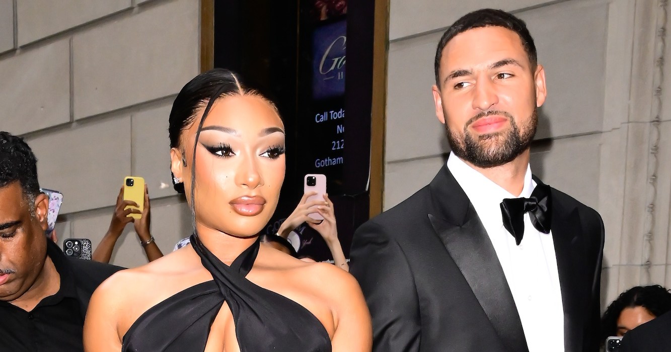 Klay Thompson Celebrates Megan Thee Stallion at NYC Gala