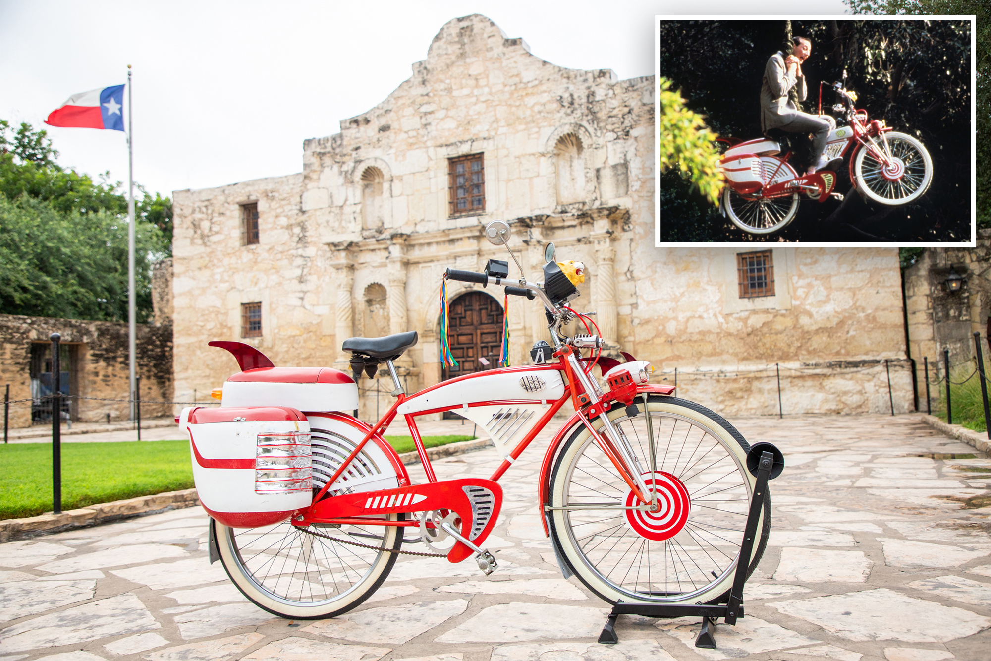 Pee-wee Herman's Iconic Bicycle Finds a Permanent Home at the Alamo