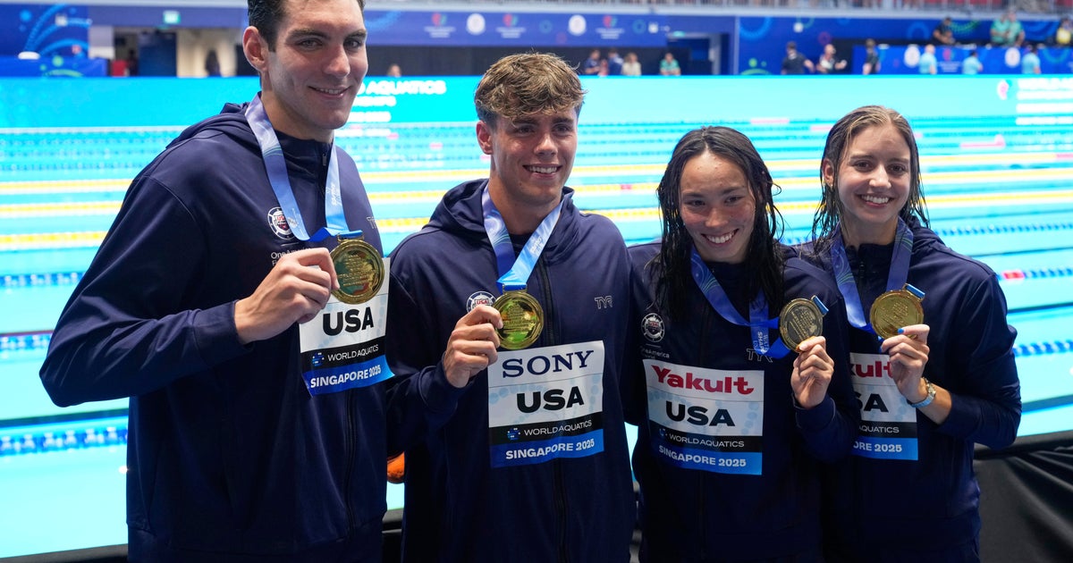 Team USA Breaks Relay Record at World Aquatics Championships