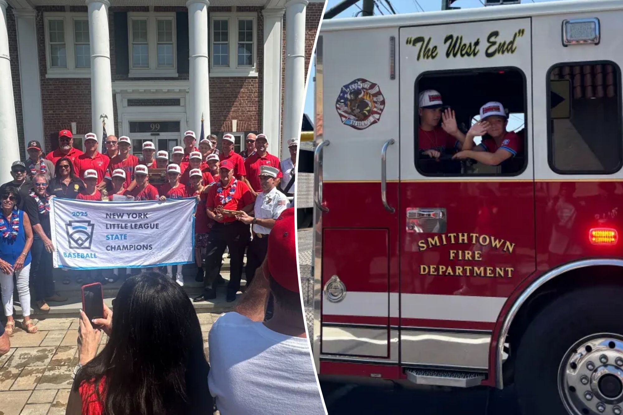 St. James-Smithtown Little League Celebrated with Parade After Regional Success
