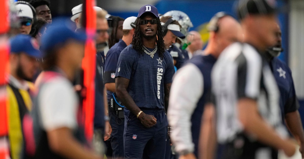 CeeDee Lamb Collides with Official During Cowboys' Preseason Opener