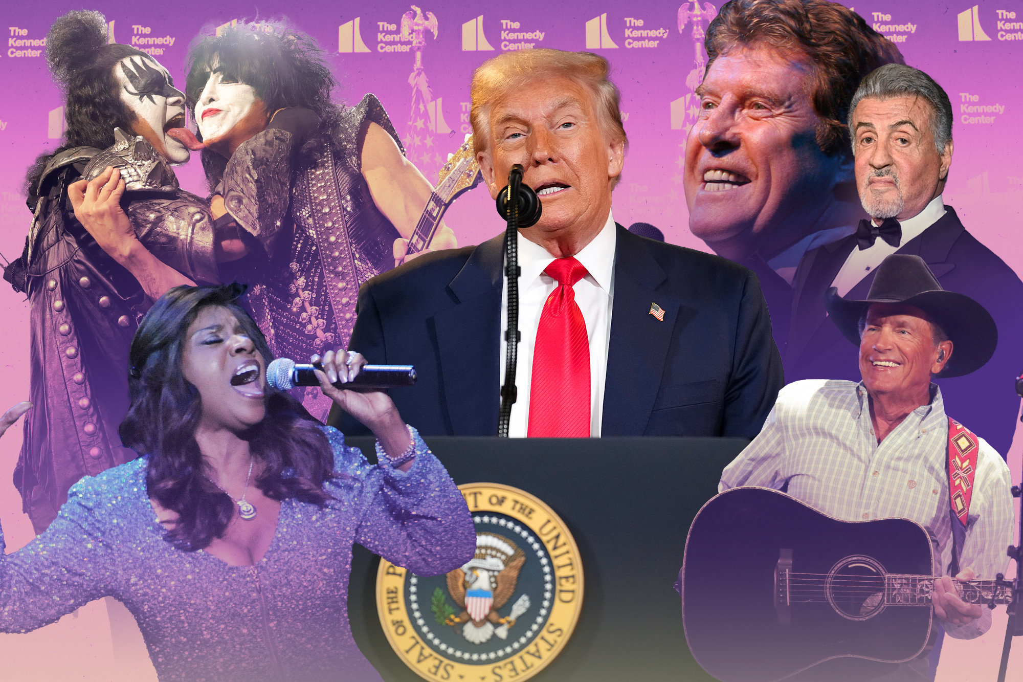 Trump Names Kennedy Center Honors Recipients, Including Stallone and KISS