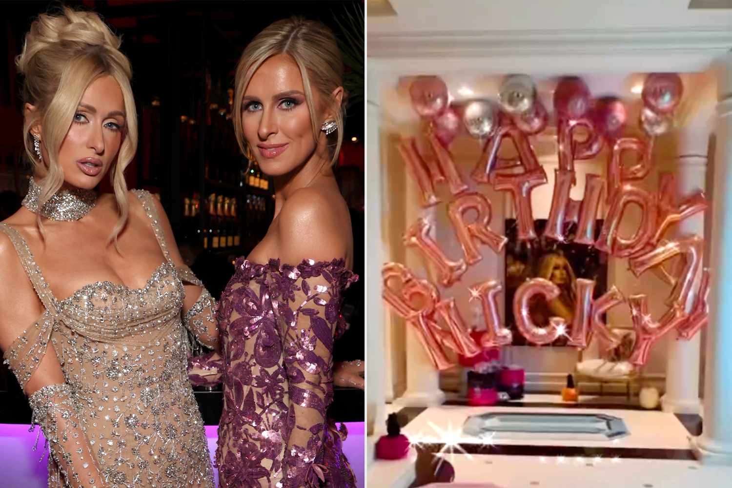 Paris Hilton Throws Lavish Birthday Bash for Sister Nicky with Spa Day and Rose Gold Decorations!