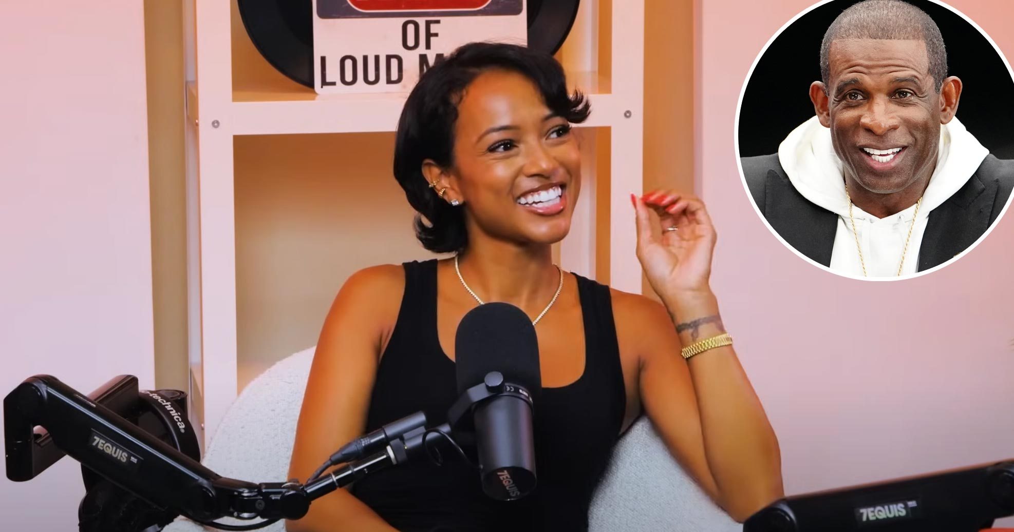 Karrueche Tran Acknowledges Relationship with Deion Sanders
