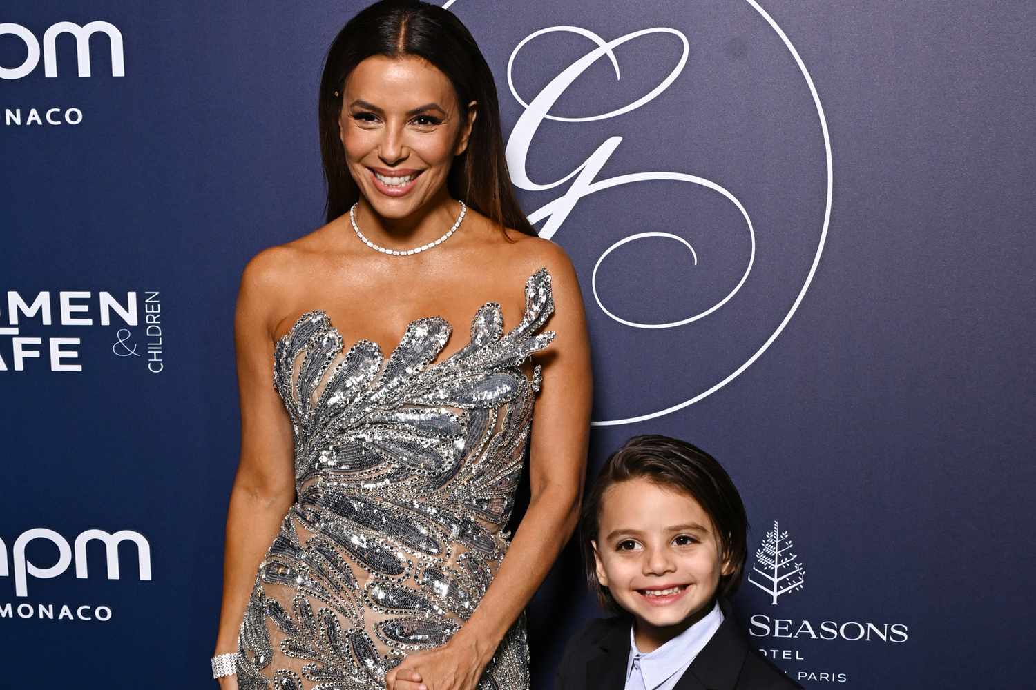 Eva Longoria's Son Steals the Show in Paris with Tiny Tux and Sneakers