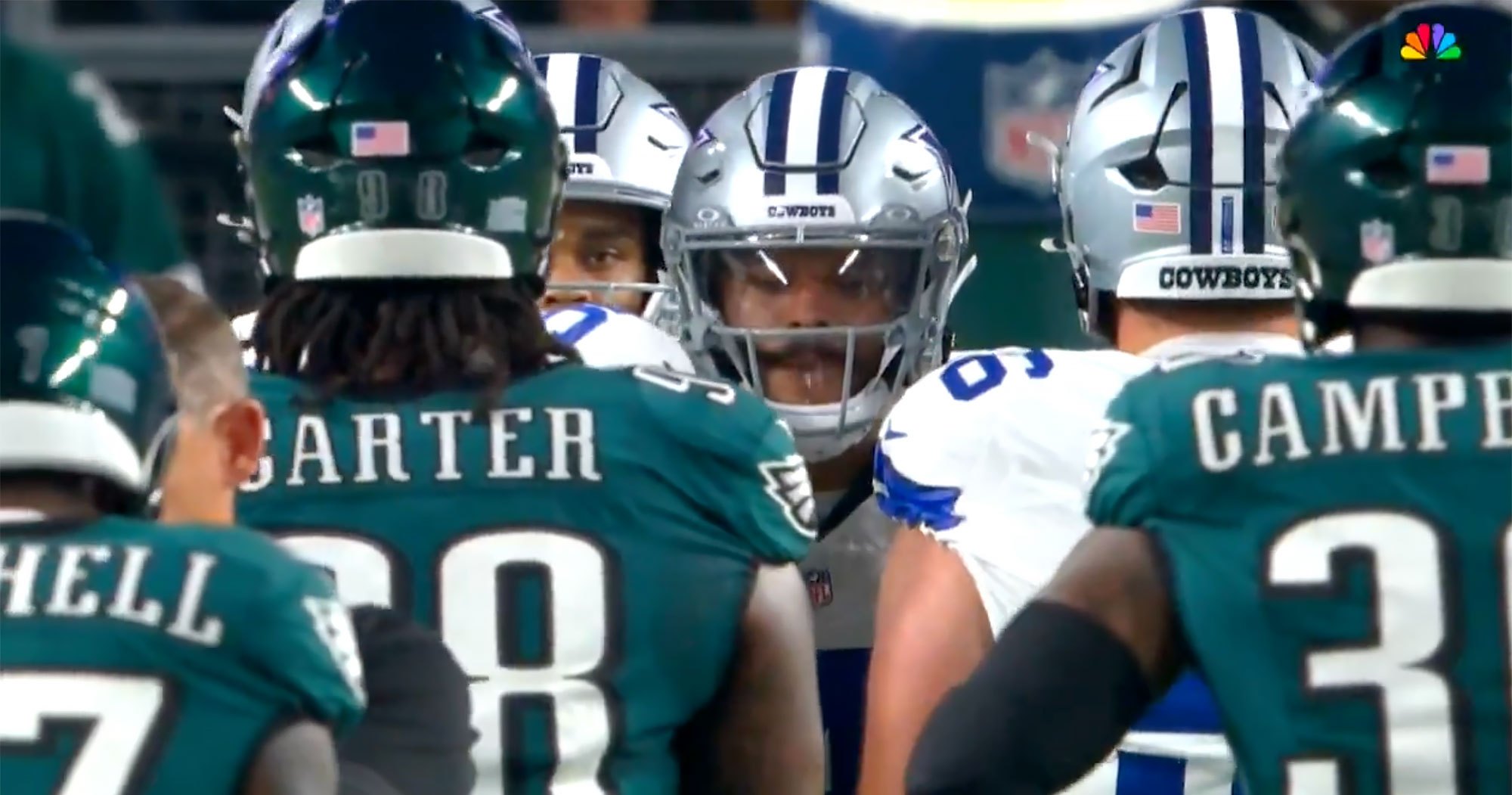 Dak Prescott Addresses Spitting Incident with Jalen Carter