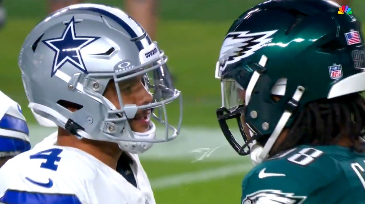 NFL Fines Jalen Carter for Spitting Incident Involving Dak Prescott