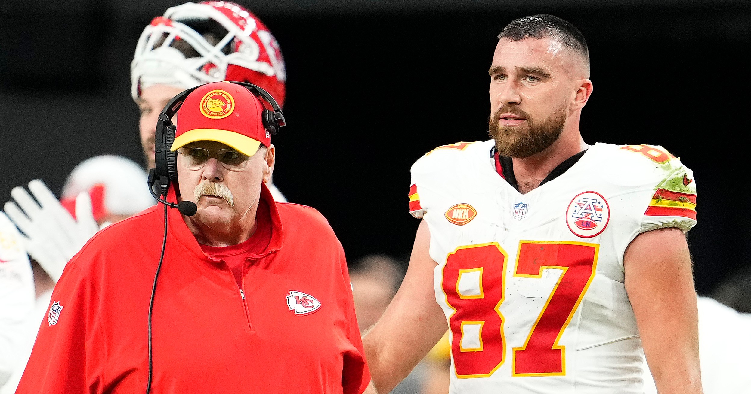 Travis Kelce and Andy Reid Quell Tension with Postgame Embrace