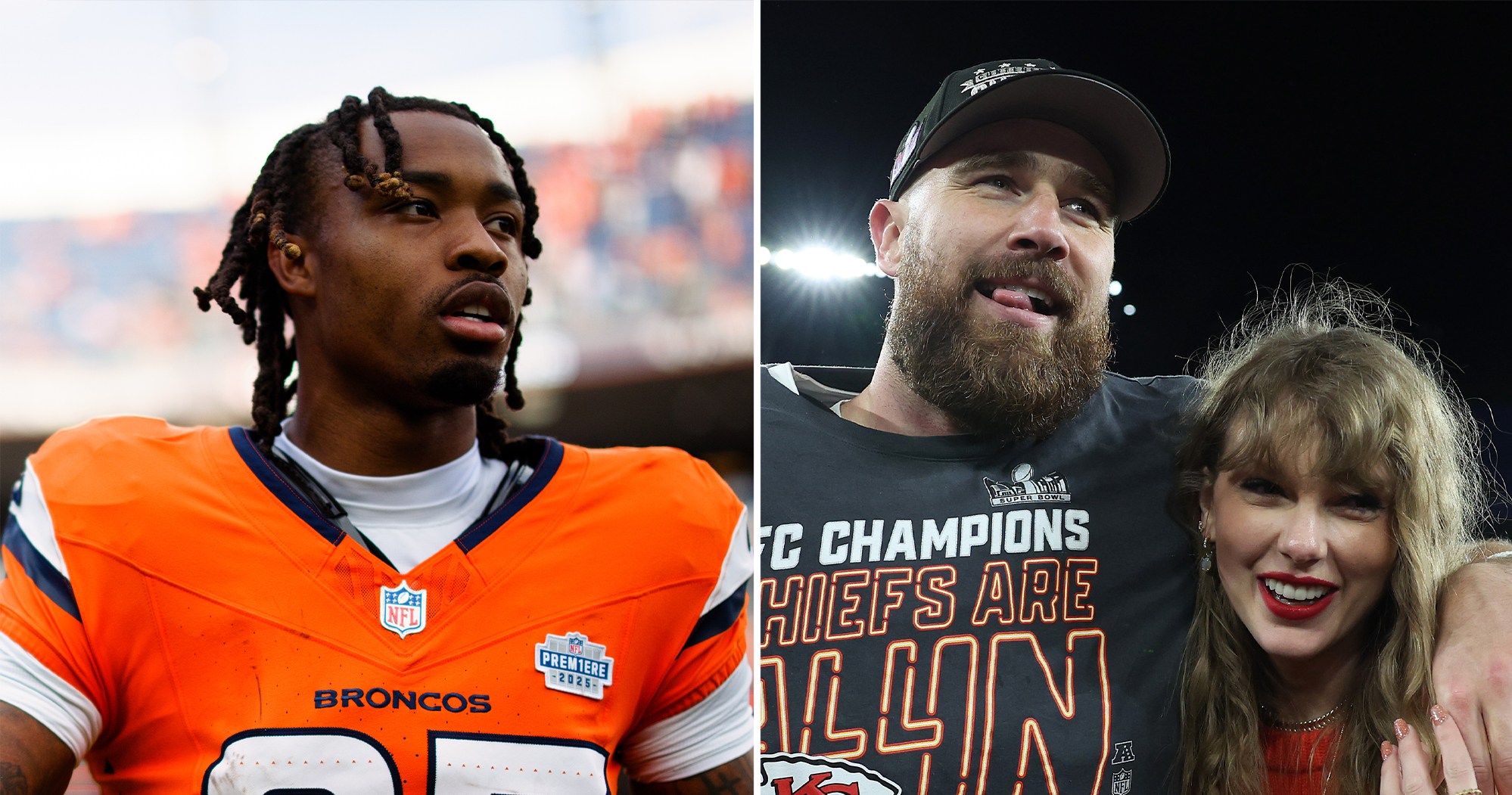 Jahdae Barron Calls Out Travis Kelce with Taylor Swift Reference
