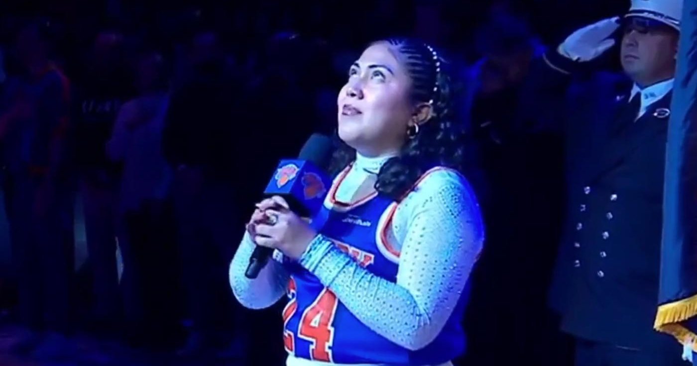 Knicks Anthem Singer's Performance Interrupted by Heckler