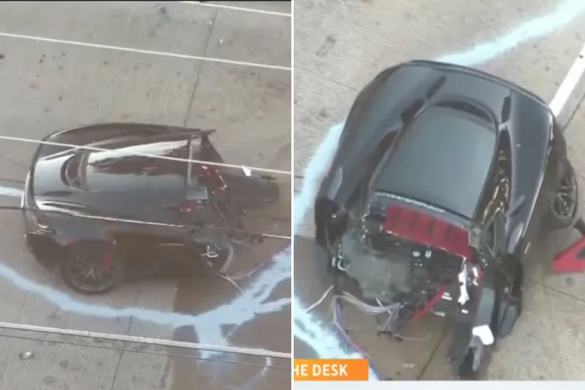 Luxury McLaren Worth $200K Ripped in Half in Fatal Texas Crash