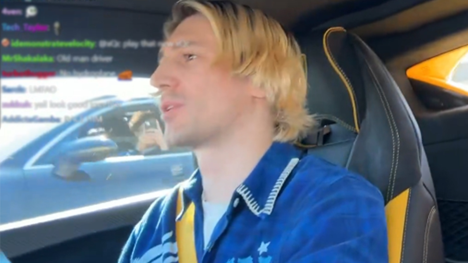 xQc Exposes Reckless Stream Sniper Going 140kmh to Film Him Driving a Lamborghini