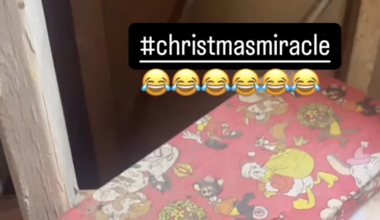 Man Finds Christmas Gift in Wall with His Name on it 46 Years Later